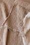 Double Pique Bedspread 4 Layers Muslin Cotton Double Sided Brown 220X240 cm - 4
