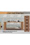 2-Tier Coffee Table with USB Port - Modern Design, Natural Dijon Walnut - 4