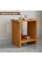Modern Nightstand: Elegant, Versatile Storage for Home & Office - Light Walnut Finish - 2