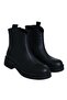 Leather Women's Black Boots - 2