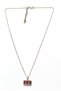 Silver Color Necklace with Envelope Figured Red Heart - 6