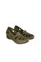 Khaki Women's Wedge Heel Shoes - 3