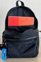 School Bag Black Unisex Waterproof Fabric Middle-high-school-university Laptop Travel Backpack 40x30cm - 6
