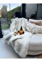Plush Sofa Shawl Long Furry Sofa Cover Seat Cover 150 X 100 Cm - 5