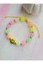 Gift for Christmas, Birthday, Preschool: Fluorescent Smiling Face Yellow Bracelet - 3
