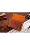 Handmade Magnetic Wooden Chess Set with Custom Leather Case, Portable Solid Wood Foldable - 3