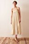 Lace Detailed Strappy Loose Dress - 2