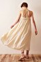 Lace Detailed Strappy Loose Dress - 4