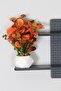 Artificial Orange Eucalyptus Arrangement in Concrete Pot 42 Cm - 4