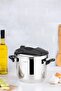 Silver Matik Stainless Steel 5 Liter Pressure Cooker - 7