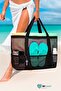 Beach Bag Picnic Bag Large Size Multi-Pocket Sand-Proof Women's Beach Bag - 3