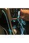 Ice Blue Car Interior Lighting Rope Strip - TorpedoLedNeon Decorative, 2 Meters - 3