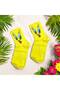 Tweety Cartoon Character Patterned College Socks Yellow - 2