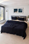 Single Pique Bedspread 4 Layers Muslin Cotton Double Sided Black 160X240 cm - 3