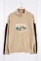 Taş Unisex Oversize/Geniş Kesim Dik Yaka Şehir Nakış Anti-pilling Polar Sweatshirt TMNAW24SW00034 - 7