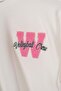 Printed Ecru Color Girl's Crop - 2