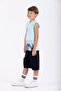 Boy's Blue Trex Printed Hooded T-Shirt - 3