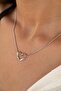 Steel Silver Heart Necklace - 3