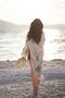 Women's Linen Kimono / Traditional Hand Loom Weaving - 4