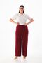 Plus Size Lycra Sendy Fabric STRETCH COMFORTABLE FABRIC PANTS 3076 - 6