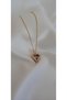 Steel Heart Detailed Ocean Heart Necklace