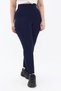 Plus Size Comfort Model High Waisted Sports & Casual Tights with Slimming Corset Feature - 9