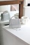 Women's Silvery Silver Stone Detailed Evening Dress Shoulder Bag - 3