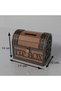 Tip Box Tip box and Piggy Bank Chest Type Tipbox Walnut Wood - 5