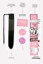 55 cm Fiber Straight Ponytail Natural Black - 2