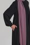 Ahsen Zippered Robe - Black - 4