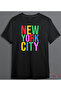 New York City Colorful Text Unisex T-Shirt