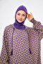 CORAL SQUARE PATTERNED Prayer Dress - 3