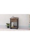 Truffle Oak Nightstand: Single Drawer, Open Shelves, Easy Assembly - Modern & Versatile - 4