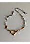 Steel Silver Gold Mix Color Heart City Bracelet - Does Not Tarnish - - 5