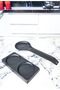 2-Pack Metal Dirty Spoon Coaster and Lotion/Oil/Soap Dispenser Stand Coaster