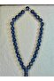 Gold Leaf Rosary Globe Cut Airplane Glass T-24 - 2