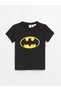 LCW baby Crew Neck Short Sleeve Batman Printed Baby Boy Pajamas Set with Shorts - 2
