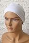 Combed Cotton Bandana White Bonnet Inner Bonnet Tied Band Combed Cotton Bonnet Head Scarf Bottom Hijab Lace-up Bonnet - 2