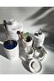 Marble Look Bathroom Set Trash Can, Toilet Brush, Tray, Soap Dish, Cotton Holder, Faucet Holder