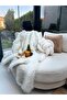 Plush Sofa Shawl Long Furry Sofa Cover Seat Cover 200 x 75 Cm - 5
