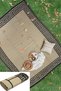 12-14 Person Foldable Washable Camping Tent - 240X330 Mat Beach Picnic Straw Garden Rug Rug