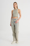 Regular Fit Regular Cut High Waist Straight Leg 100% Cotton Wild West Stone Color Jean Jeans