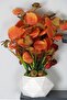 Artificial Orange Eucalyptus Arrangement in Concrete Pot 42 Cm