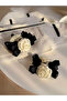 Satin Figured Rose Peg Buckle - 5