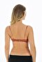 Women's Brown Tulle Velvet Leopard Patterned Underwire Bra 4880047-Terra - 6