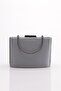 Women's Evening Dress Portfolio Bag Platinum Satin 3993152