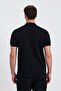Men's 100% Cotton Fabric Slim Fit Cut 2-Piece Polo Collar T-Shirt - Black Black - 3