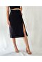 Women's Deep Slit Midi Size Woven Skirt - 5