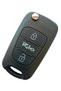 Kia Rio Compatible Key Case Remote Control Case Auto Keychain with Screw and Logo