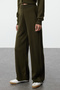 Haki Basic Crop Hırka Pantolon Triko Alt-Üst Takım TWOAW25AU00026 - 4